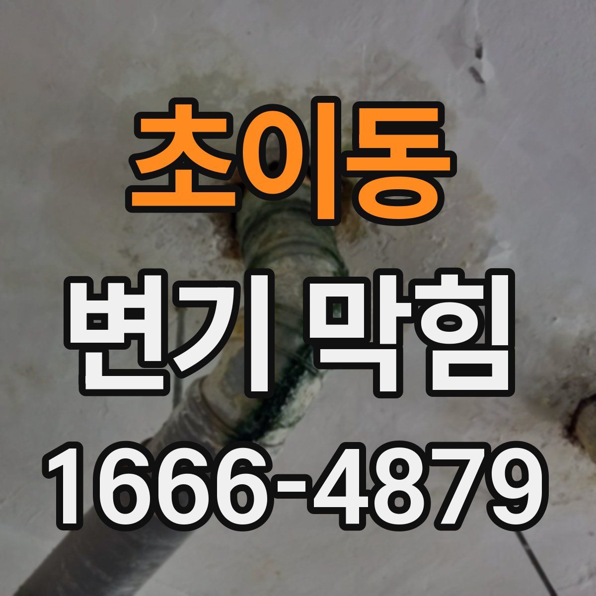 초이동 변기 막힘