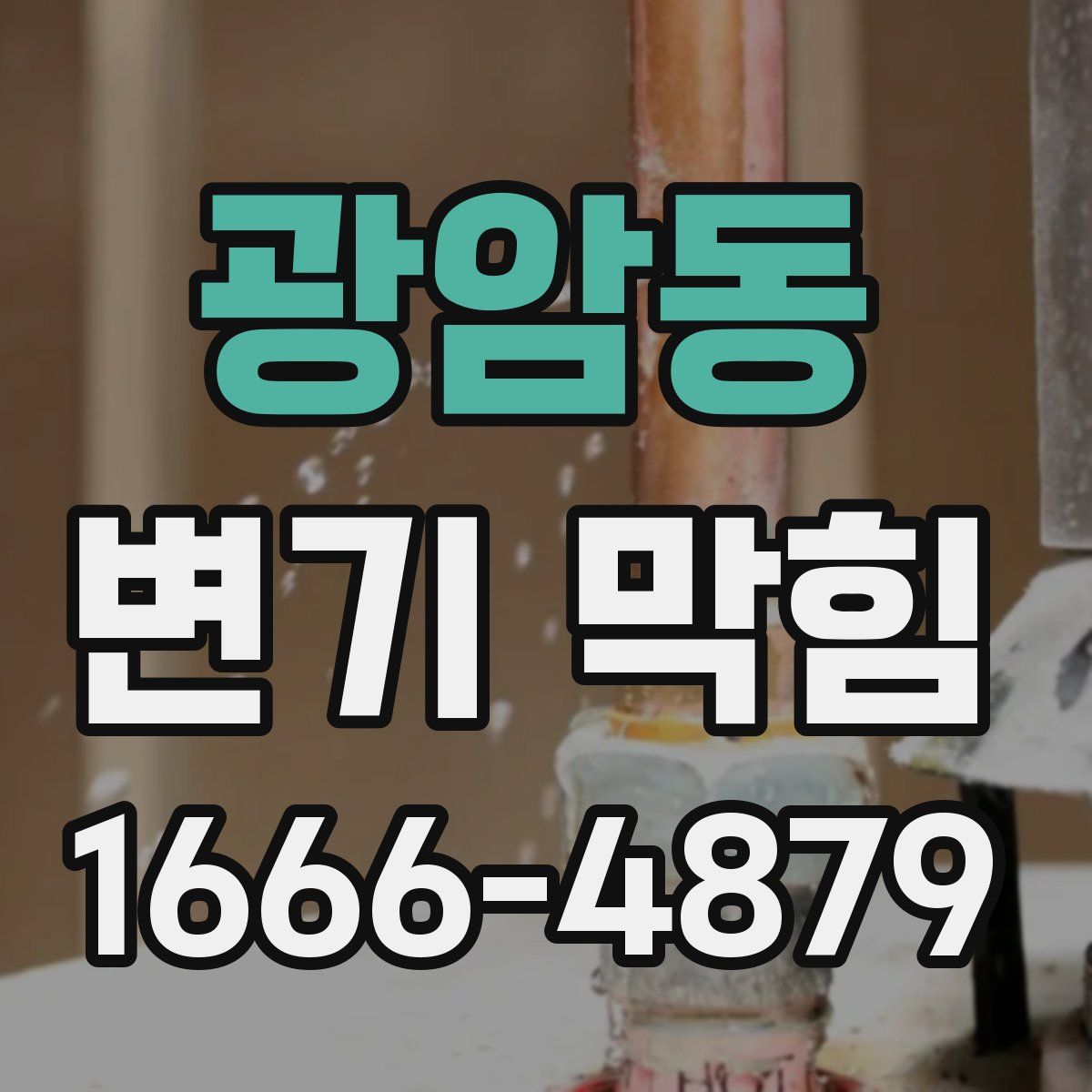 광암동 변기 막힘