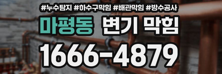 마평동 변기 막힘