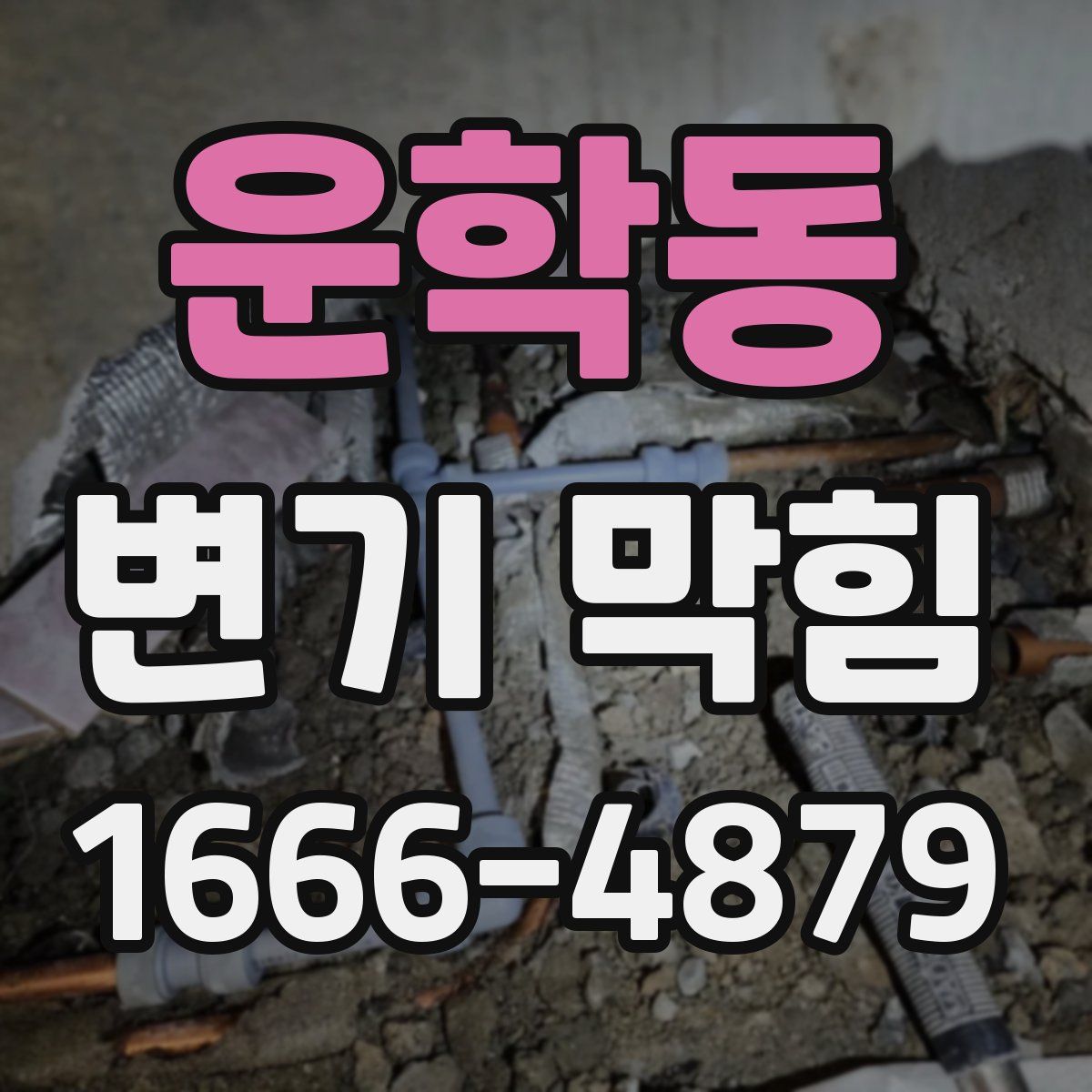 운학동 변기 막힘
