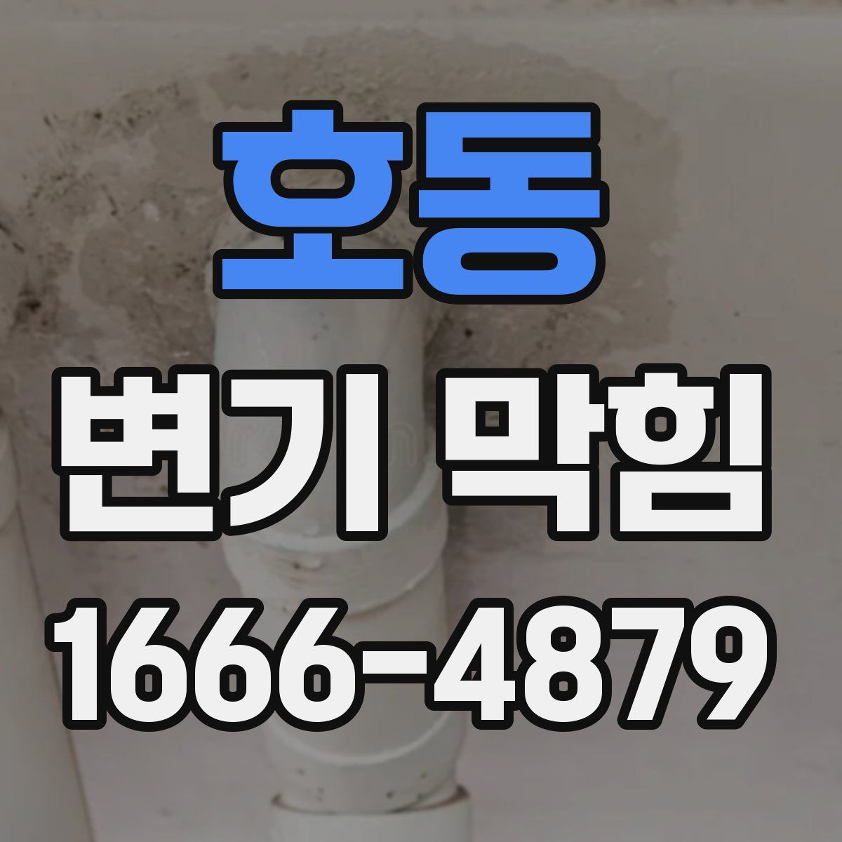 호동 변기 막힘