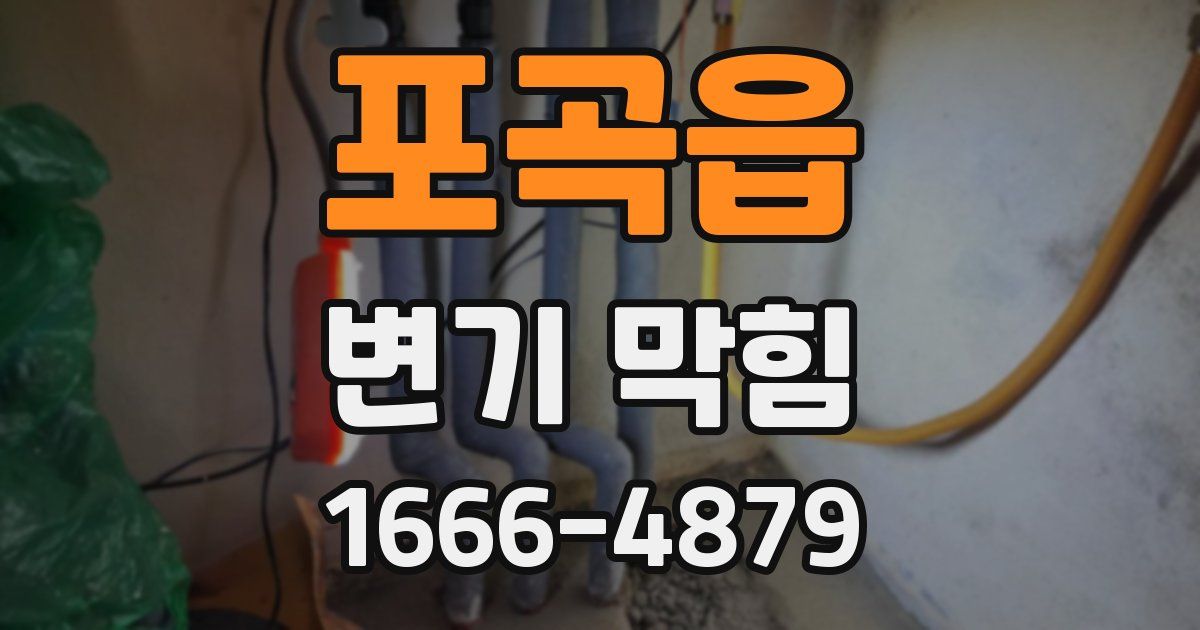 포곡읍 변기 막힘