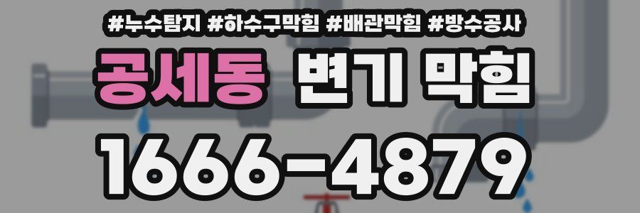 공세동 변기 막힘