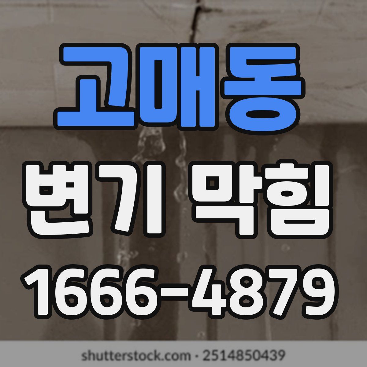 고매동 변기 막힘