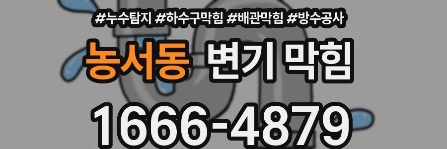 농서동 변기 막힘