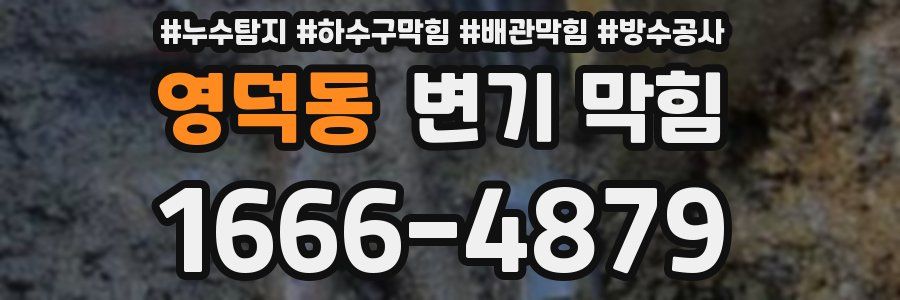 영덕동 변기 막힘