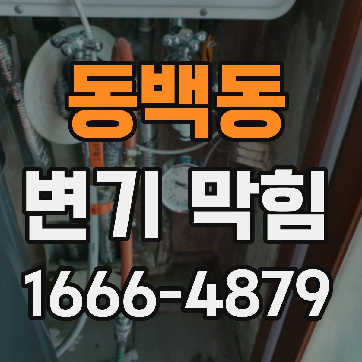 동백동 변기 막힘