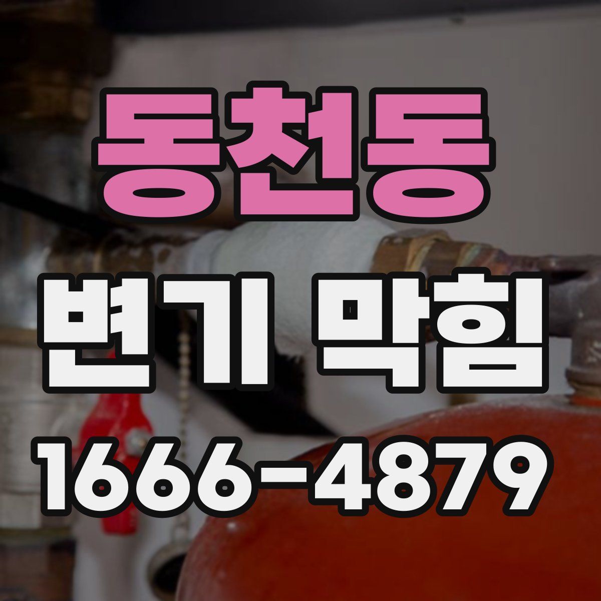 동천동 변기 막힘