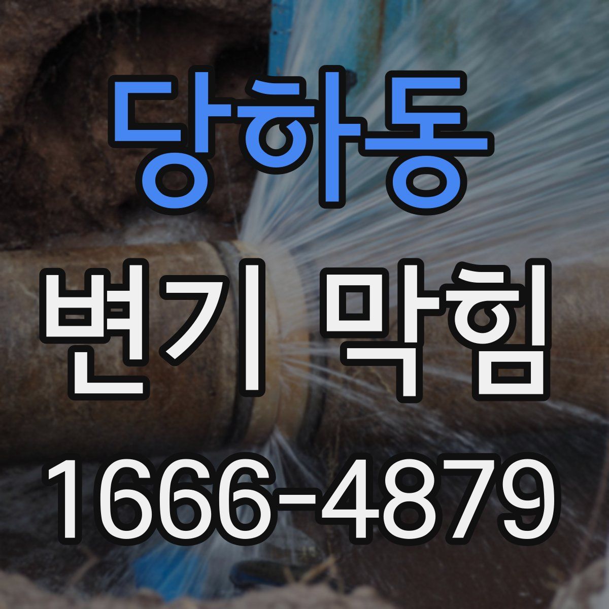 당하동 변기 막힘