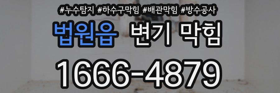 법원읍 변기 막힘