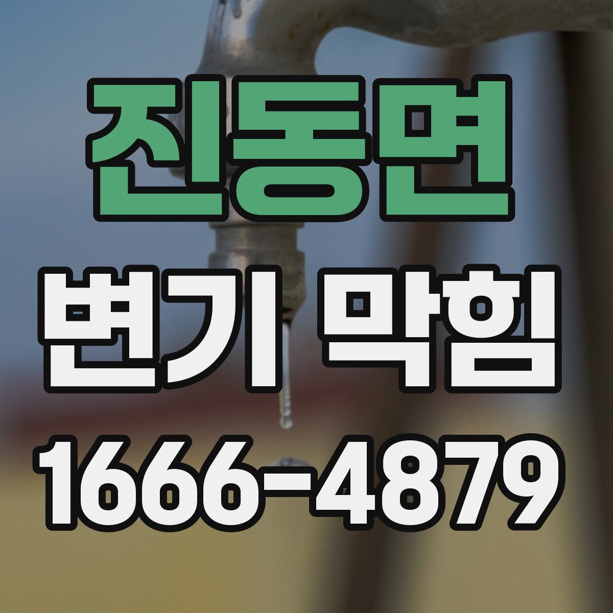 진동면 변기 막힘