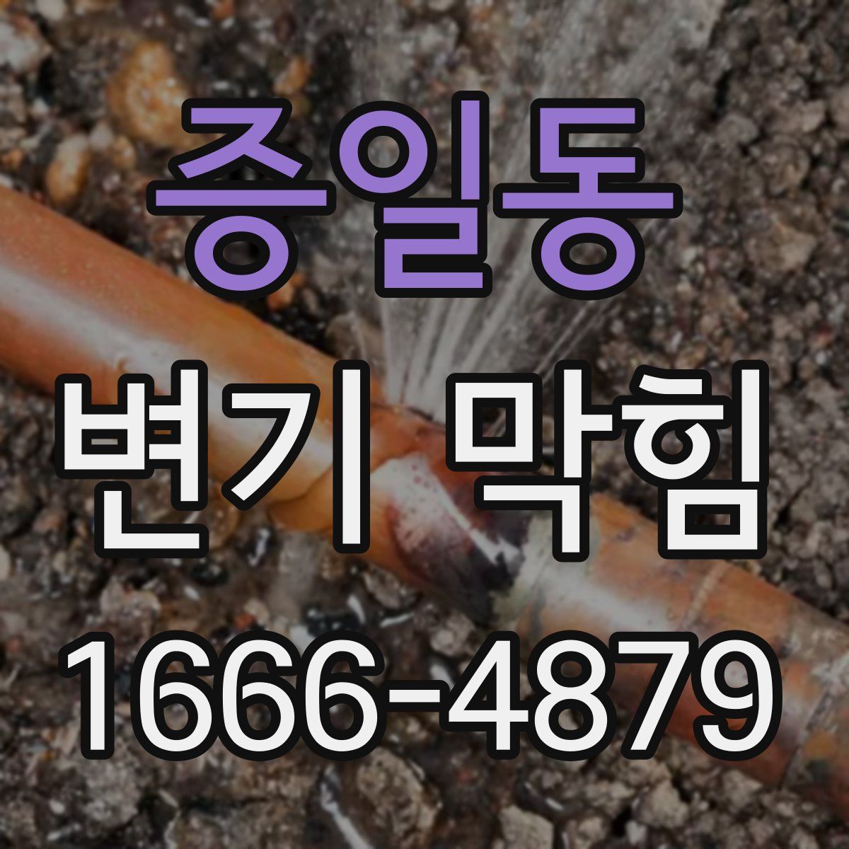 증일동 변기 막힘