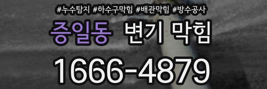 증일동 변기 막힘