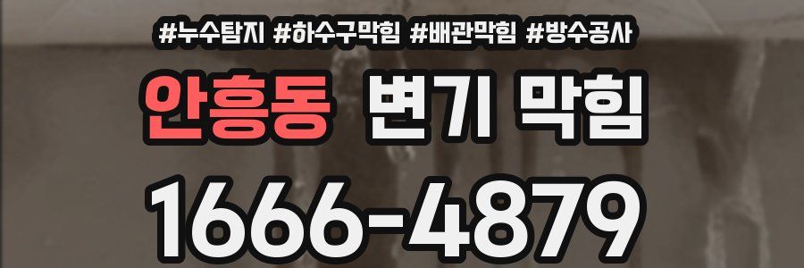 안흥동 변기 막힘