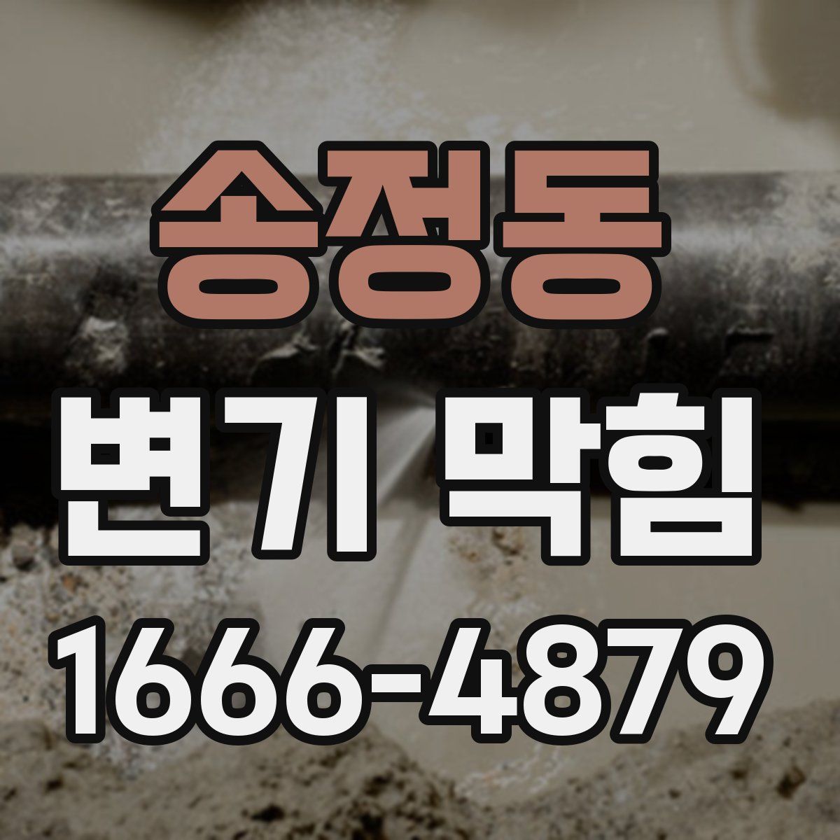 송정동 변기 막힘