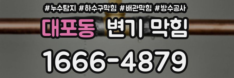 대포동 변기 막힘