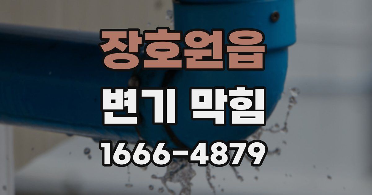 장호원읍 변기 막힘