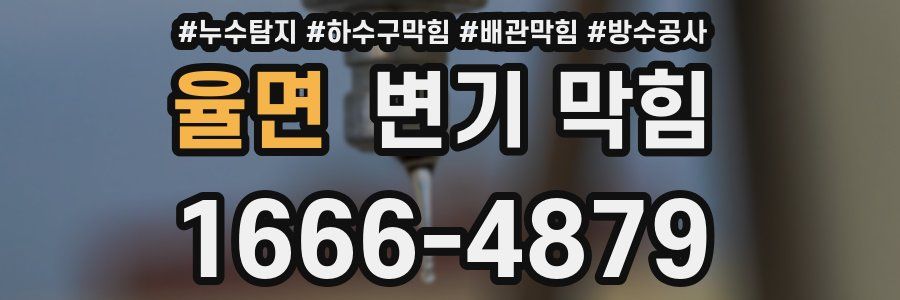 율면 변기 막힘