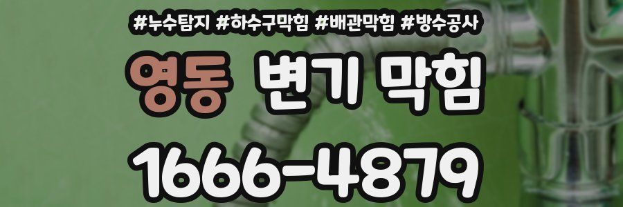 영동 변기 막힘