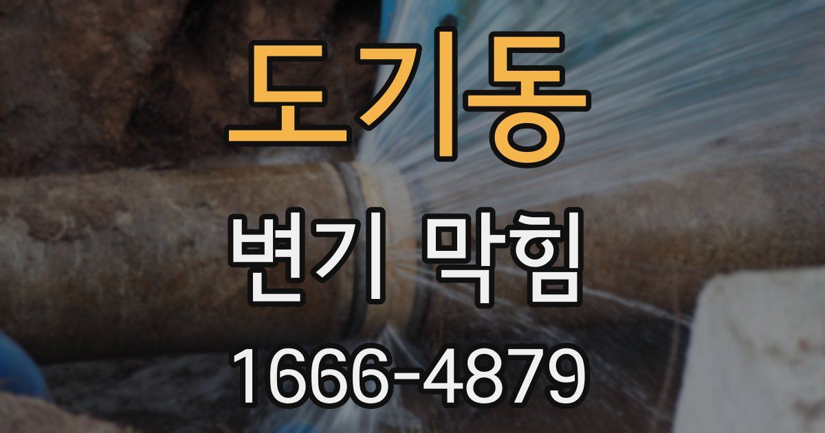 도기동 변기 막힘