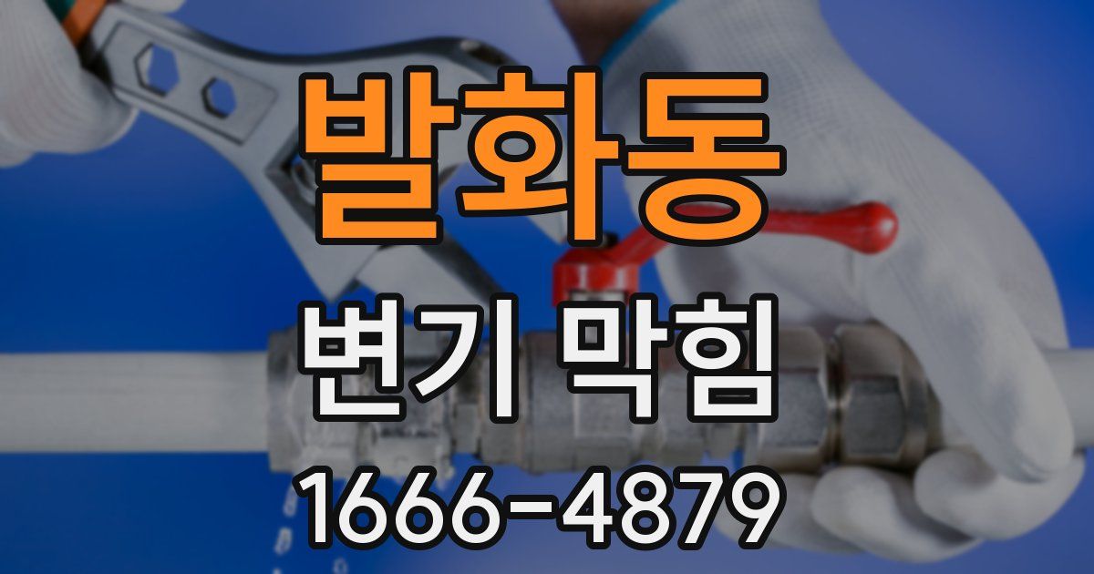 발화동 변기 막힘