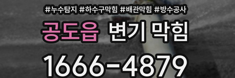 공도읍 변기 막힘