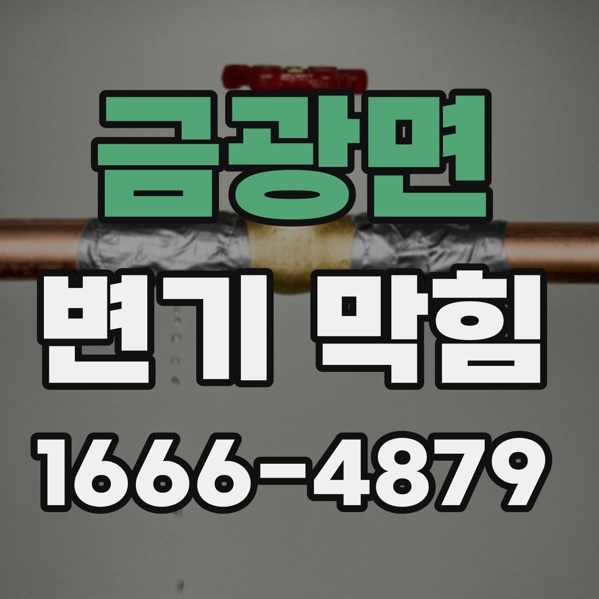 금광면 변기 막힘
