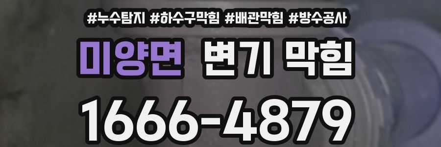 미양면 변기 막힘