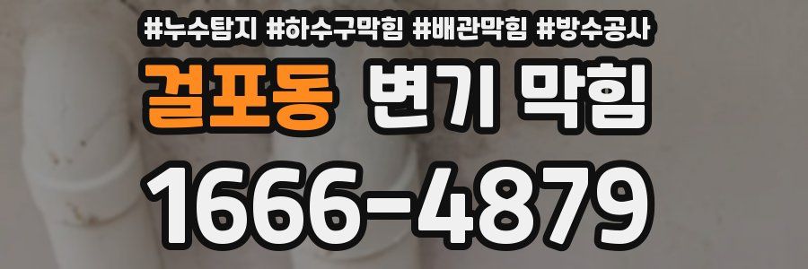 걸포동 변기 막힘
