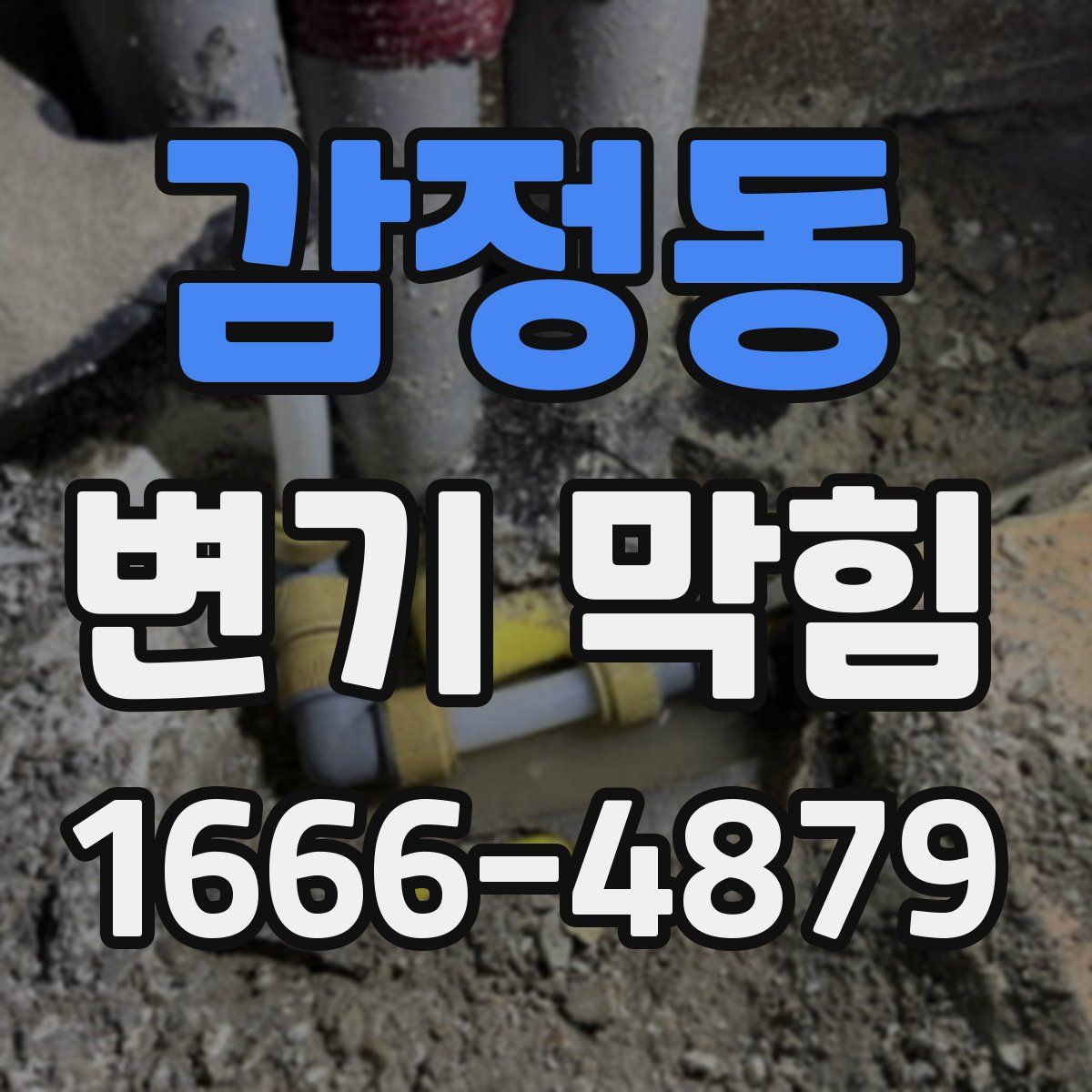감정동 변기 막힘