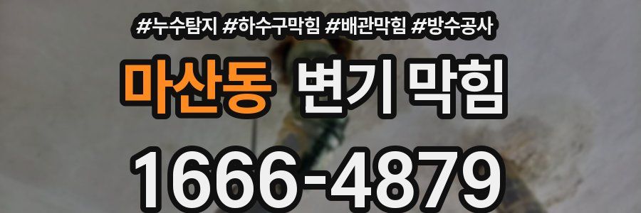 마산동 변기 막힘