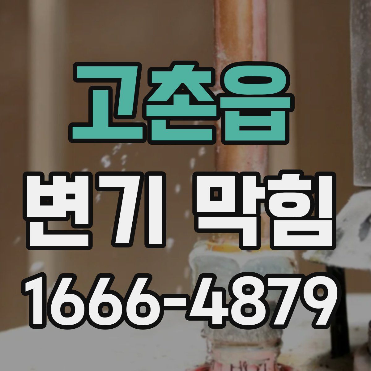고촌읍 변기 막힘