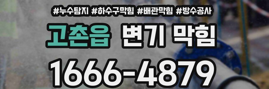 고촌읍 변기 막힘