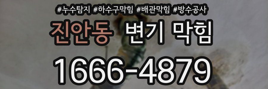 진안동 변기 막힘