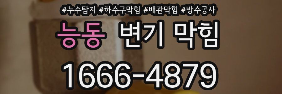 능동 변기 막힘
