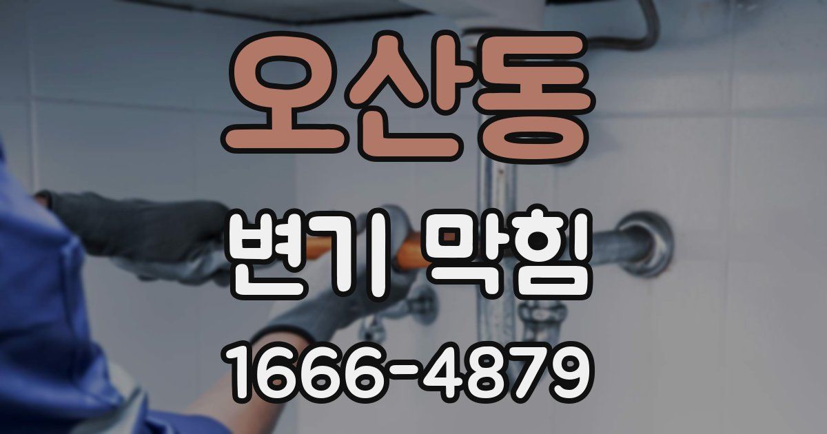 오산동 변기 막힘