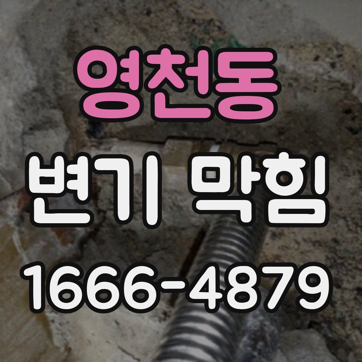 영천동 변기 막힘