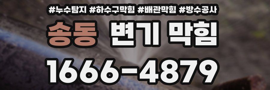 송동 변기 막힘