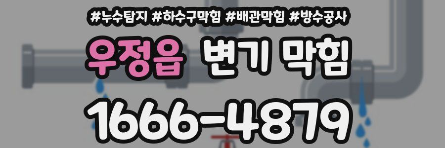 우정읍 변기 막힘
