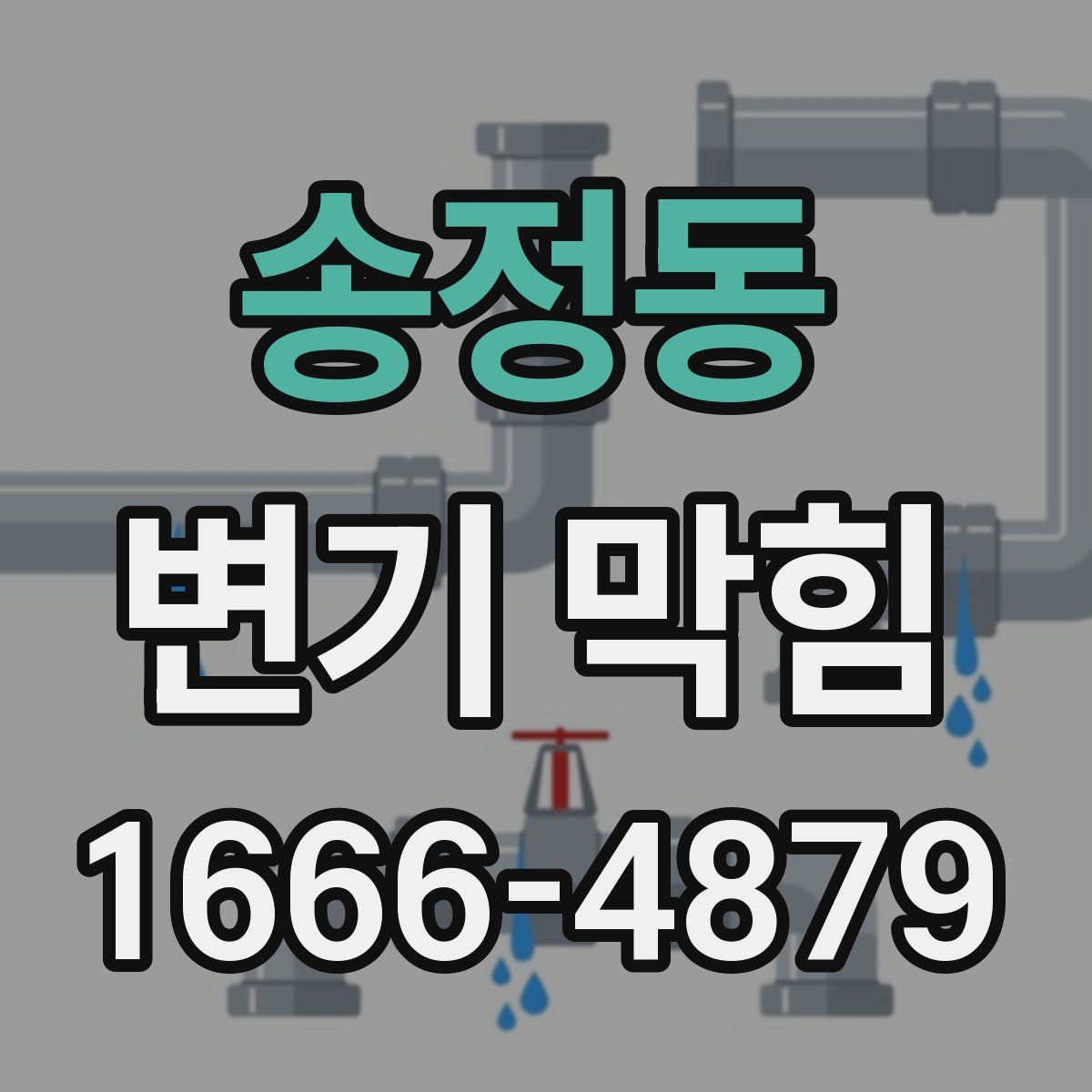 송정동 변기 막힘