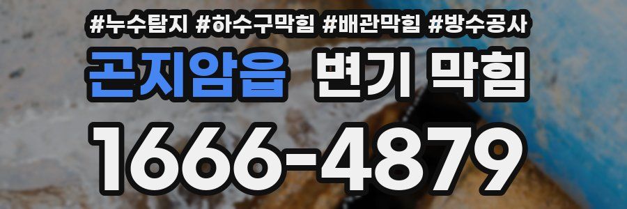 곤지암읍 변기 막힘
