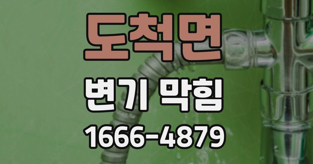 도척면 변기 막힘