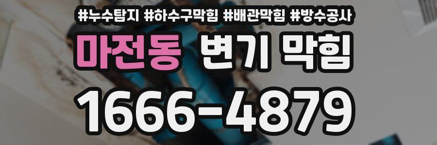 마전동 변기 막힘