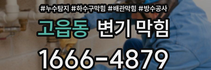 고읍동 변기 막힘