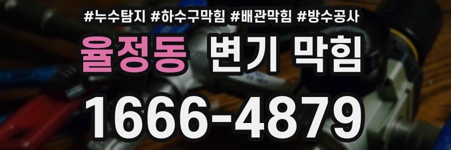 율정동 변기 막힘