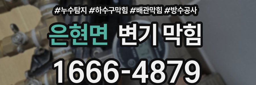은현면 변기 막힘