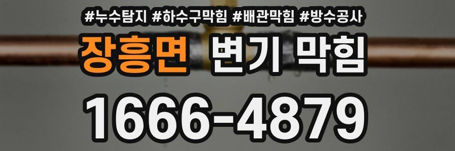 장흥면 변기 막힘