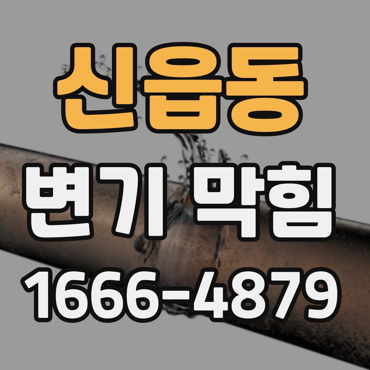 신읍동 변기 막힘