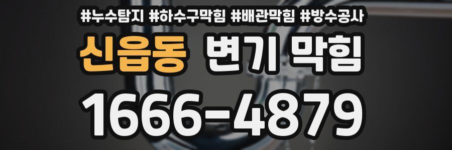 신읍동 변기 막힘