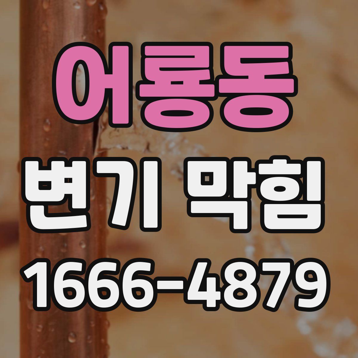 어룡동 변기 막힘